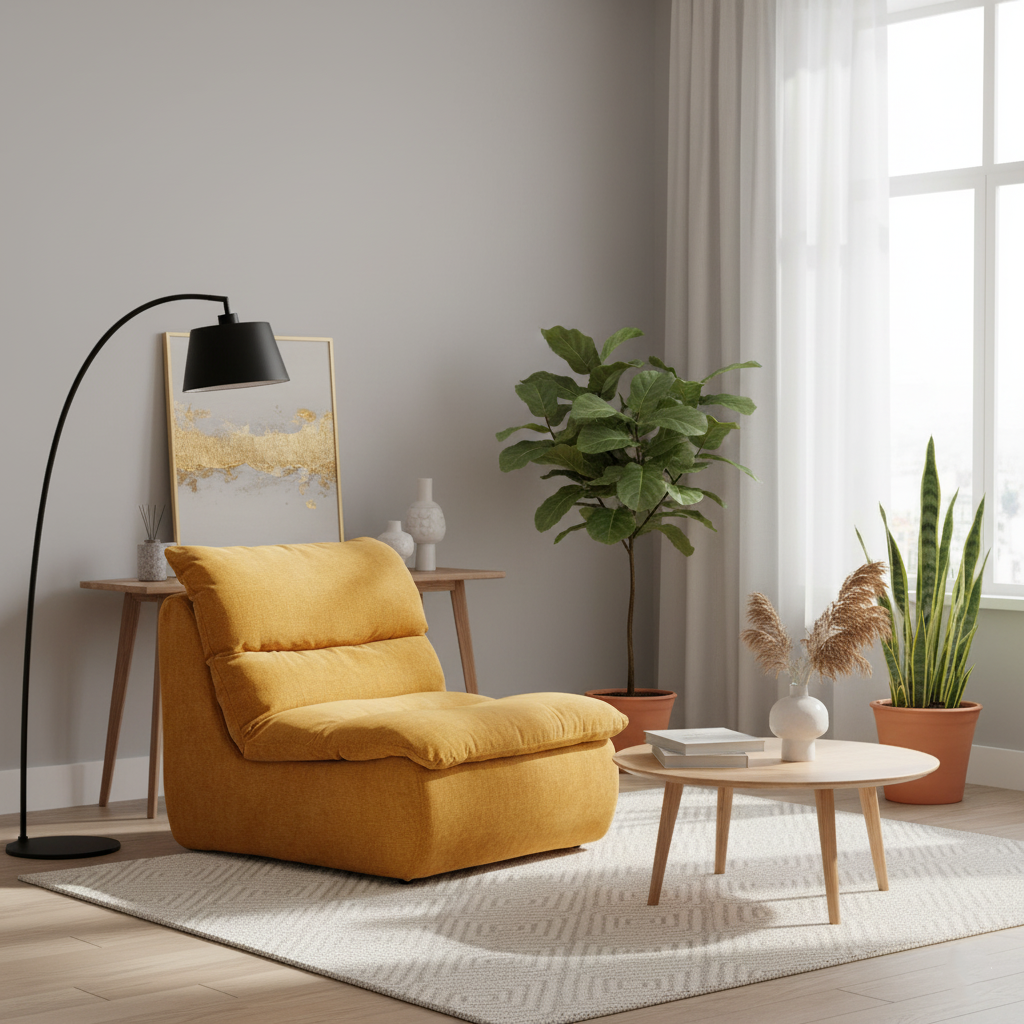 35D Sponge Compressible Sofa - Nordic Perfect Blend Of Comfort, Sustainability, And Convenience For Living Room & Bedroom Cuvalon