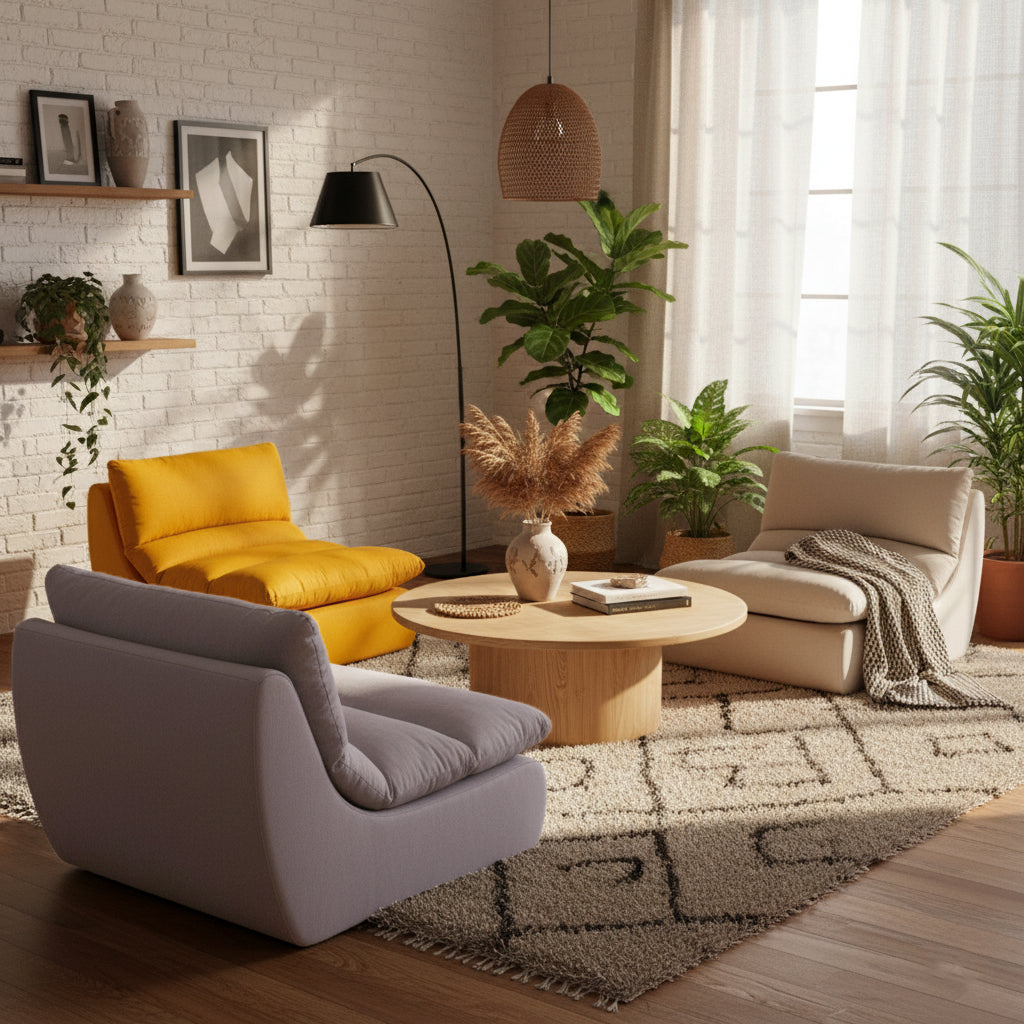 35D Sponge Compressible Sofa - Nordic Perfect Blend Of Comfort, Sustainability, And Convenience For Living Room & Bedroom Cuvalon