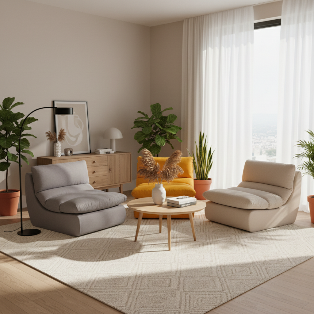 35D Sponge Compressible Sofa - Nordic Perfect Blend Of Comfort, Sustainability, And Convenience For Living Room & Bedroom Cuvalon
