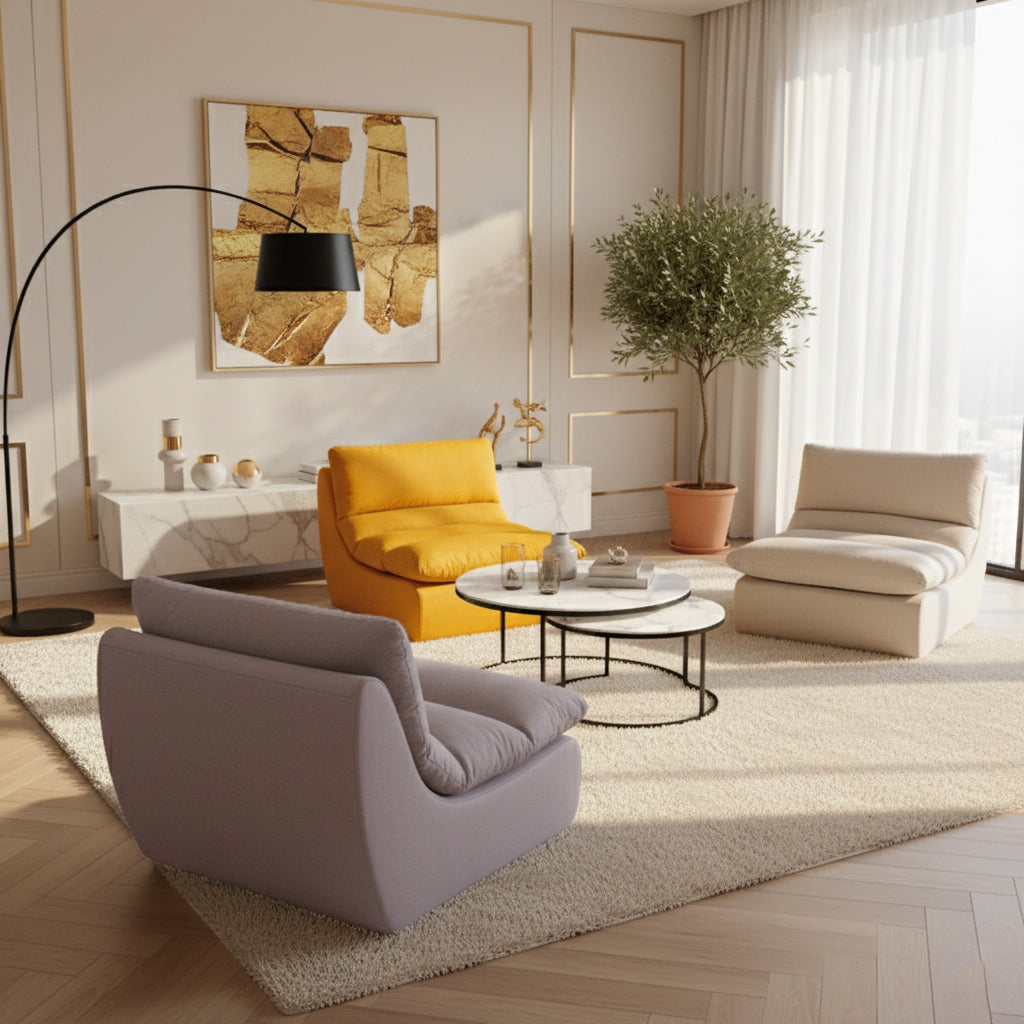 35D Sponge Compressible Sofa - Nordic Perfect Blend Of Comfort, Sustainability, And Convenience For Living Room & Bedroom Cuvalon