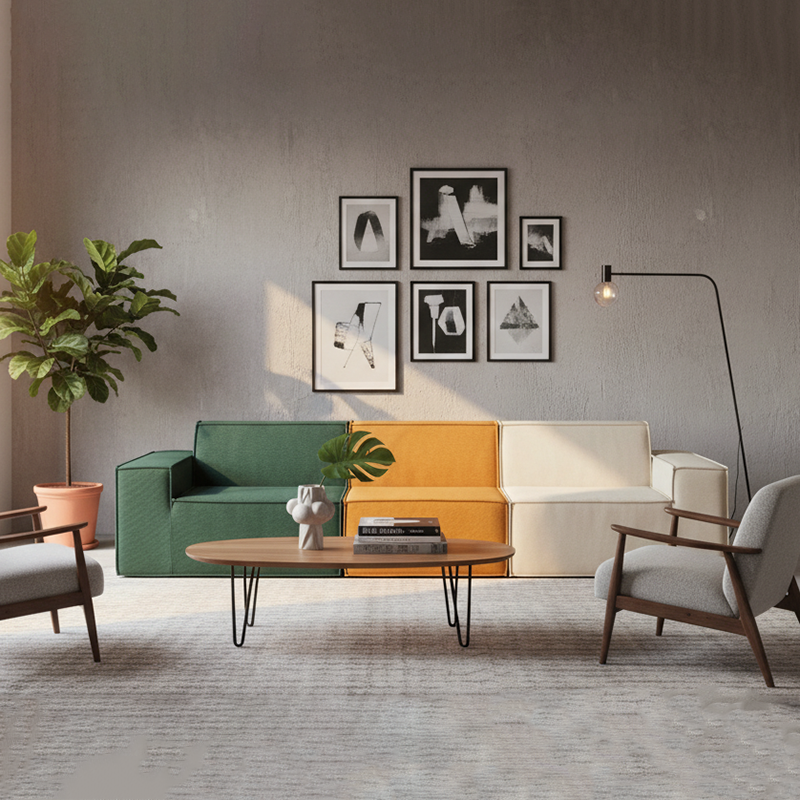 Multi-Functional Compressible Sofa - Nordic Perfect For Small Spaces & Easy Storage For Living Room & Bedroom Cuvalon