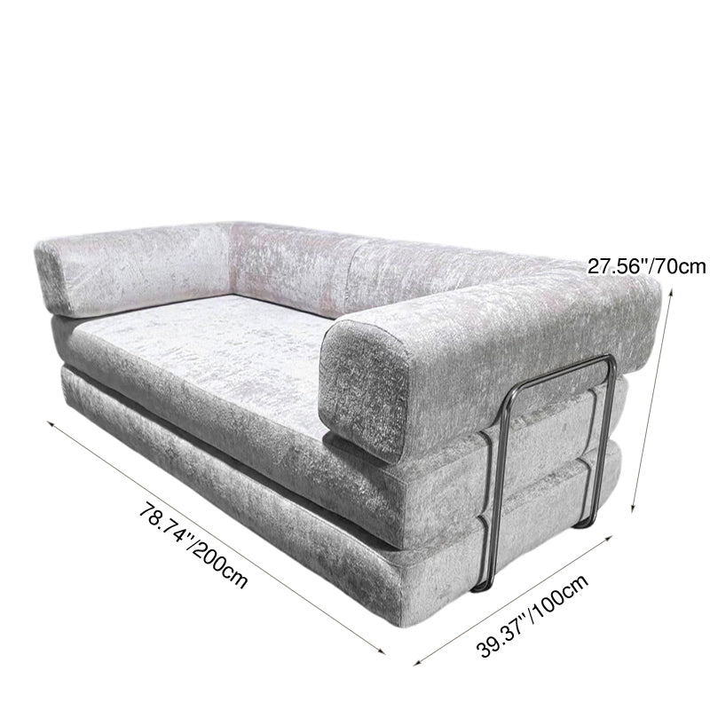 Space-Saving Compression Sofa Bed - Nordic Comfortable, Supportive & No Assembly Required For Living Room & Bedroom Cuvalon