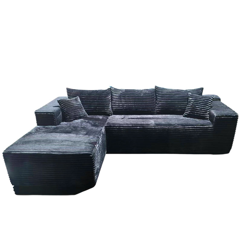 Compact 35D High-Resilience Foam Compression Sofa - Nordic Soft Corduroy Fabric Easy Storage For Living Room & Bedroom Cuvalon