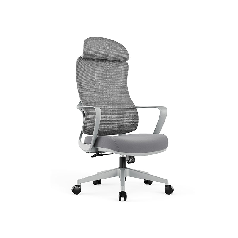 Stylish & Comfortable High Back Desk Chair - Minimalist Breathable Mesh & Premium Lumbar Support For Home Office Cuvalon