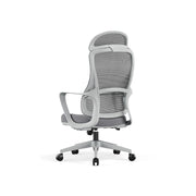 Stylish & Comfortable High Back Desk Chair - Minimalist Breathable Mesh & Premium Lumbar Support For Home Office Cuvalon
