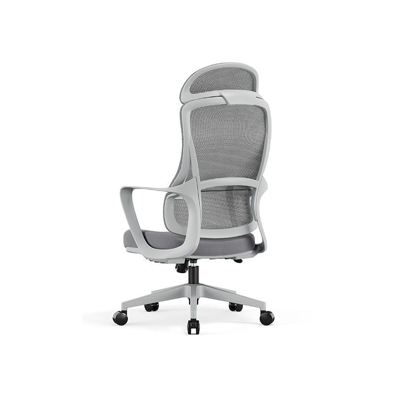 Stylish & Comfortable High Back Desk Chair - Minimalist Breathable Mesh & Premium Lumbar Support For Home Office Cuvalon