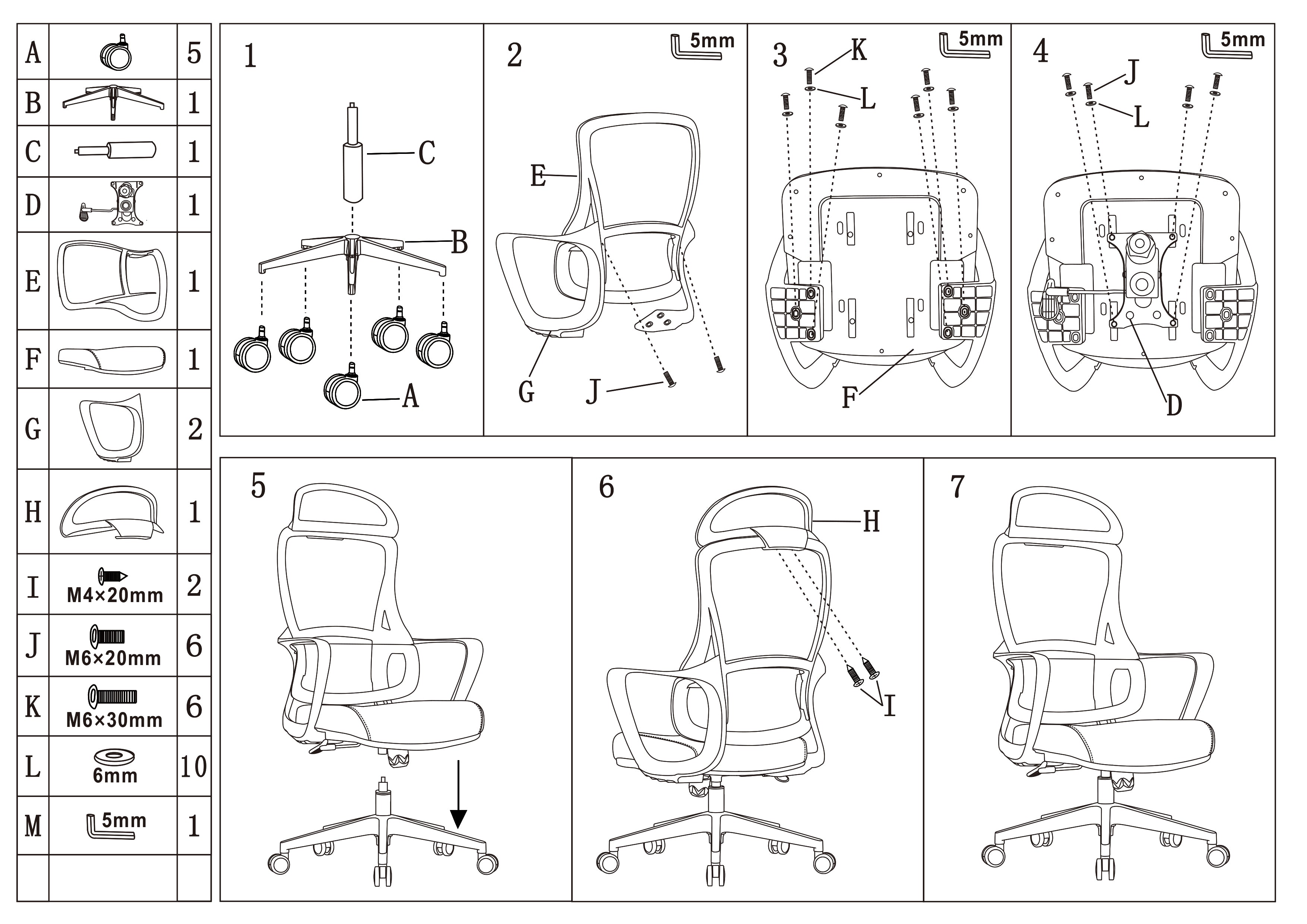 Stylish & Comfortable High Back Desk Chair - Minimalist Breathable Mesh & Premium Lumbar Support For Home Office Cuvalon