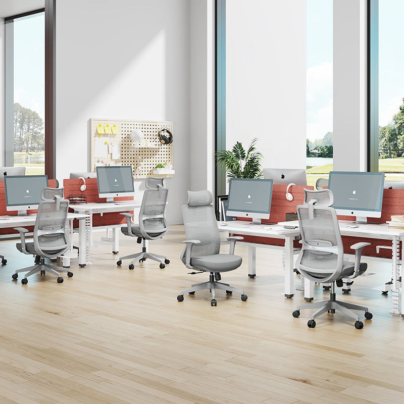 Premium Ergonomic Office Desk Chair - Minimalist High-Back Manager Chair With 2D Headrest & SGS Certified Gas Lift For Home Office Cuvalon