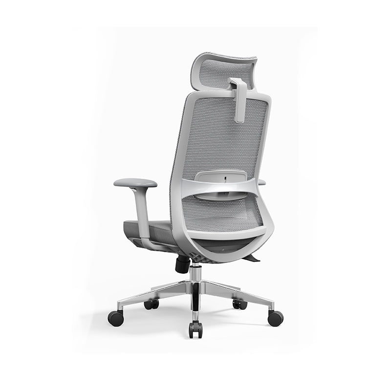 Ergonomic Adjustable Manager Desk Chair - Minimalist Durable High-Back Chair With 4D Adjustable Armrests & Silent Casters For Home Office Cuvalon