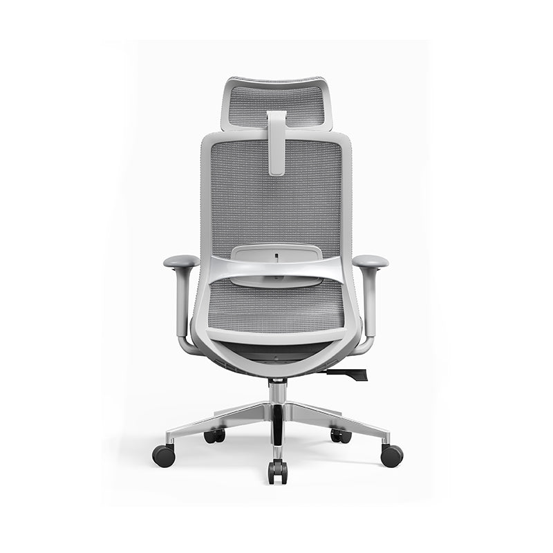 Ergonomic Adjustable Manager Desk Chair - Minimalist Durable High-Back Chair With 4D Adjustable Armrests & Silent Casters For Home Office Cuvalon