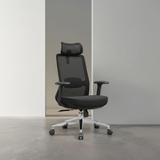Premium Ergonomic High-Back Executive Desk Chair - Minimalist High-Back Chair With Adjustable Features & BIFMA Certified Casters For Home Office Cuvalon