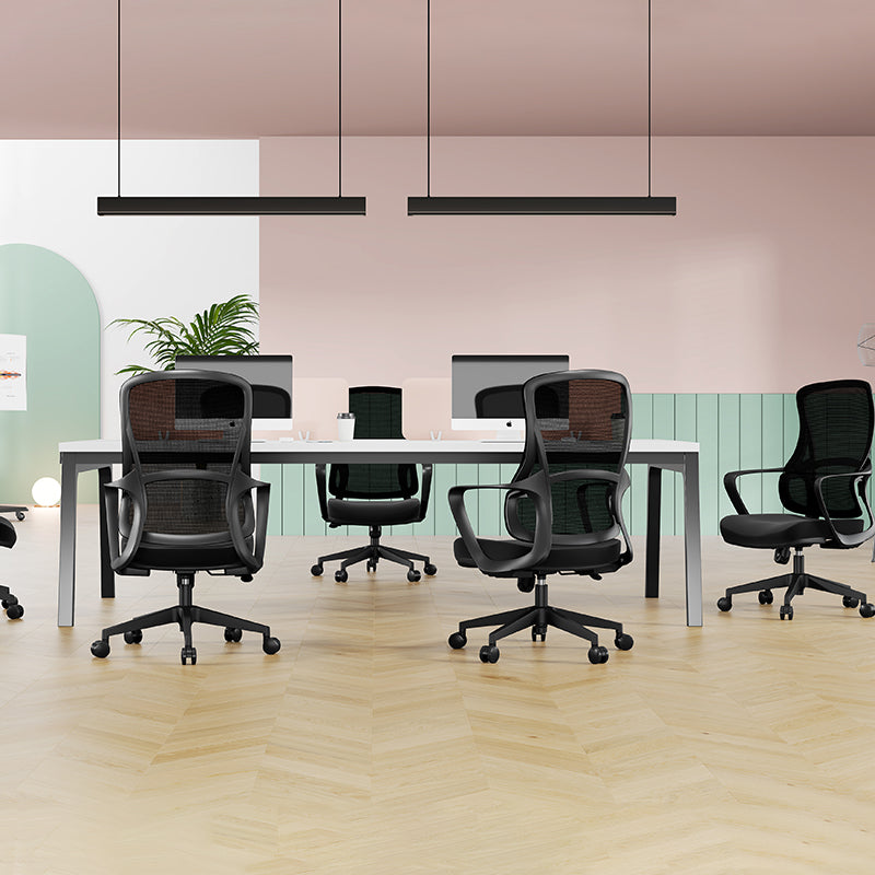 Experience Unmatched Comfort And Durability Desk Chair - Minimalist Mesh Backrest & Comfortable, Durable For Long Hours For Home Office Cuvalon
