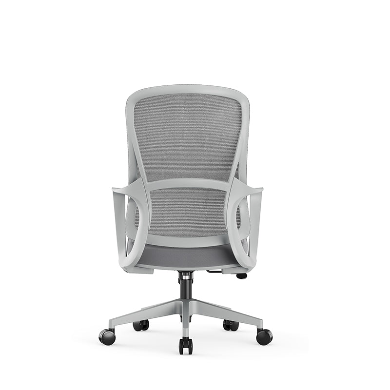 High-Quality Ergonomic Breathable Mesh Desk Chair - Minimalist Comfortable & Durable Office Chair With Lumbar Support & Silent Casters For Home Office Cuvalon
