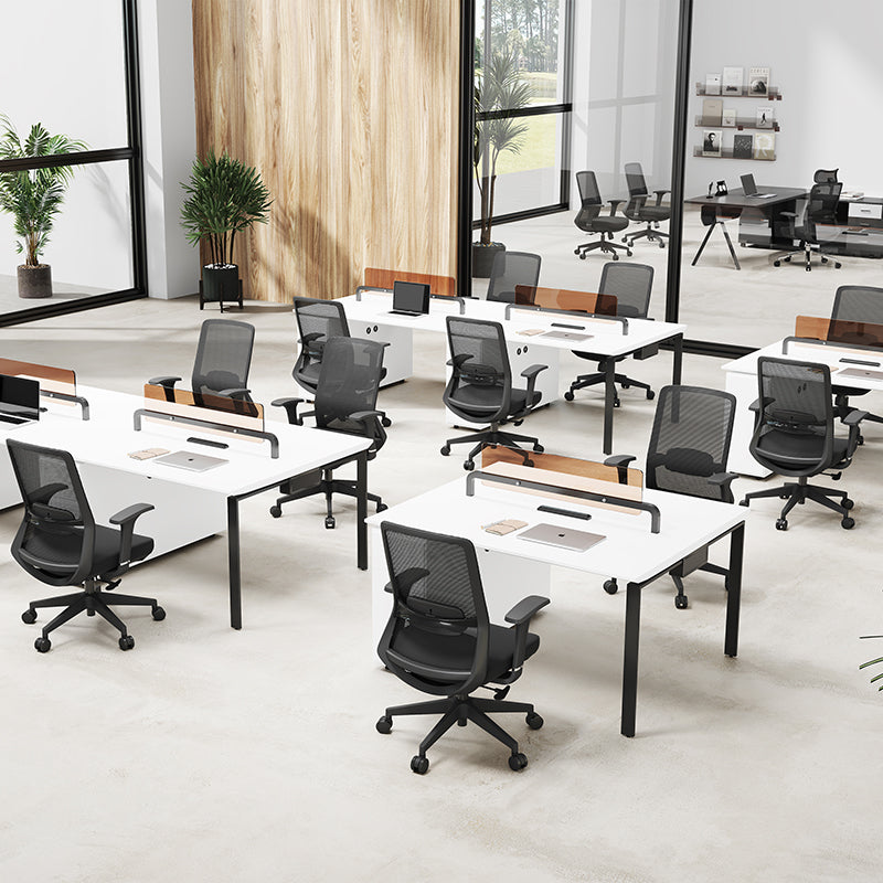 Adjustable Lumbar Support Ergonomic Mid-Back Desk Chair - Minimalist Memory Sponge Seat & BIFMA-Approved Casters For Home Office Cuvalon