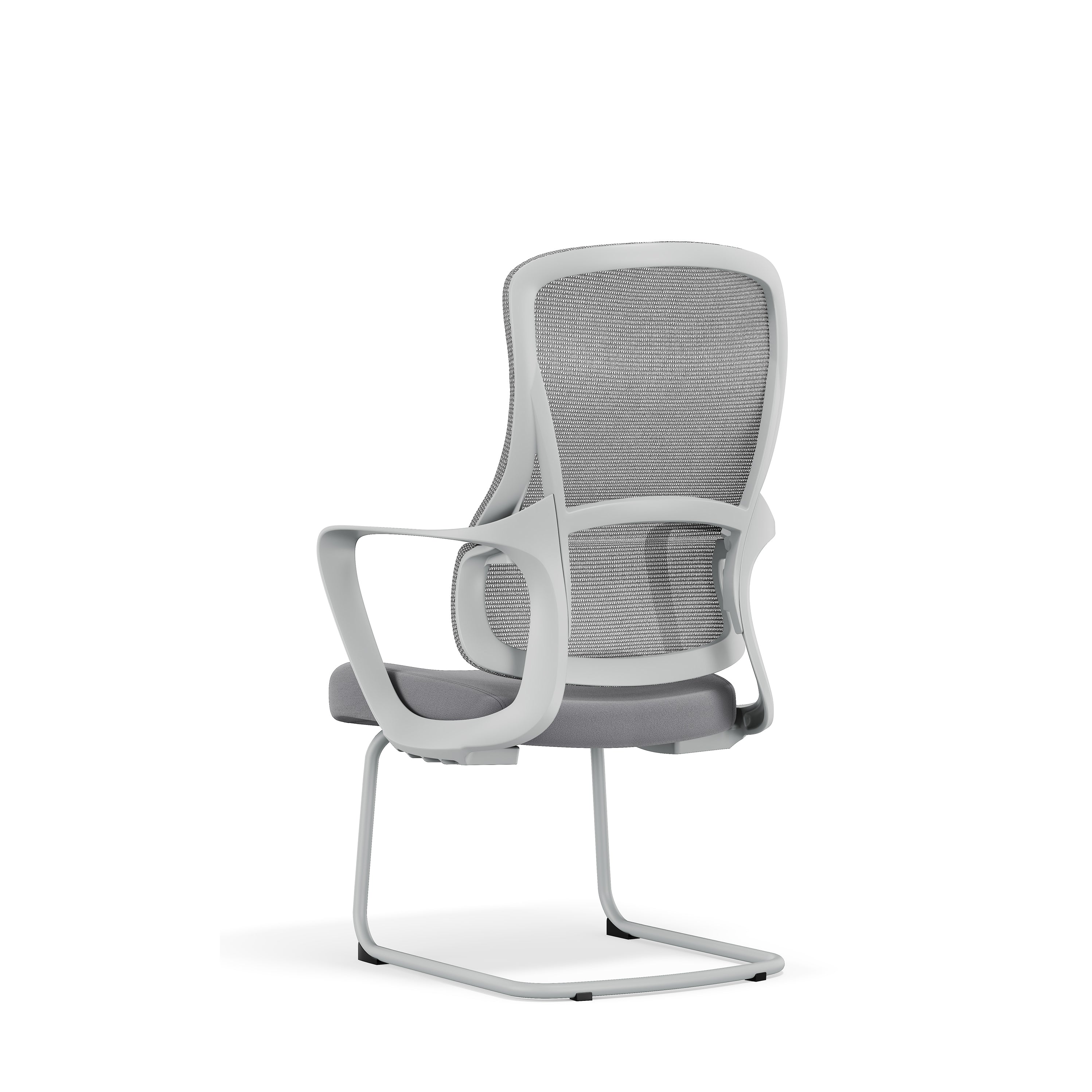 Premium Gray Executive Back Support & Stylish Design Desk Chair - Minimalist Chair With Ergonomic Breathable Mesh For Home Office Cuvalon
