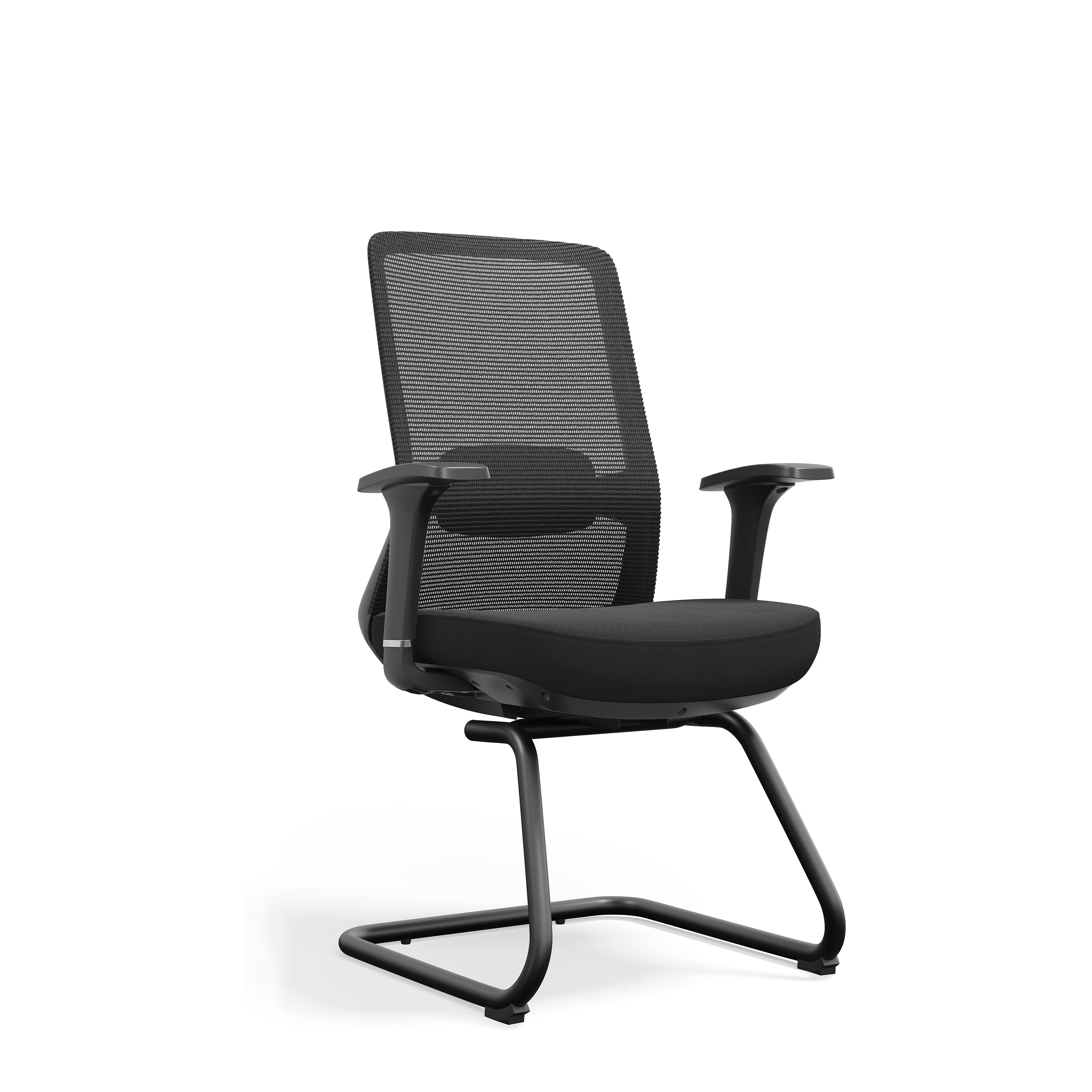 Adjustable Lumbar Support Executive Desk - Minimalist Chair With Breathable Mesh & Sturdy Steel Frame For Home Office Cuvalon