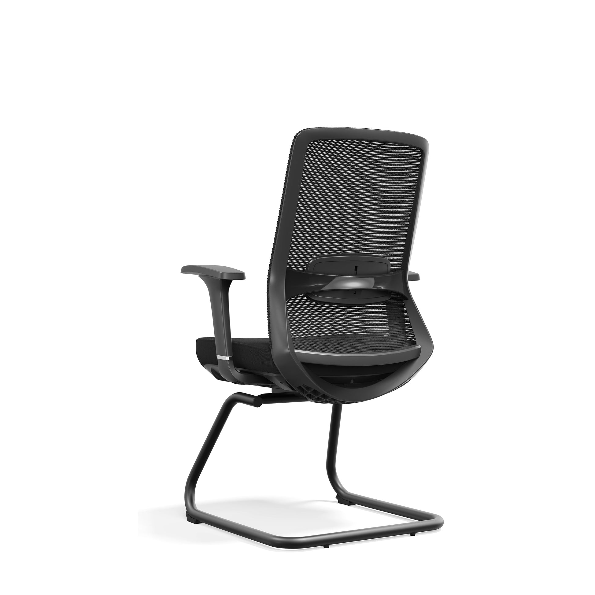 Adjustable Lumbar Support Executive Desk - Minimalist Chair With Breathable Mesh & Sturdy Steel Frame For Home Office Cuvalon