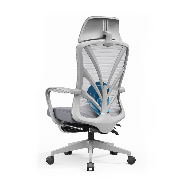 Ergonomic Peacock Back Chair With Adjustable Headrest & Lumbar Support Desk Chair - Minimalist Resting Chair With 150° Recline & High-Density Sponge For Maximum Comfort For Home Office Cuvalon