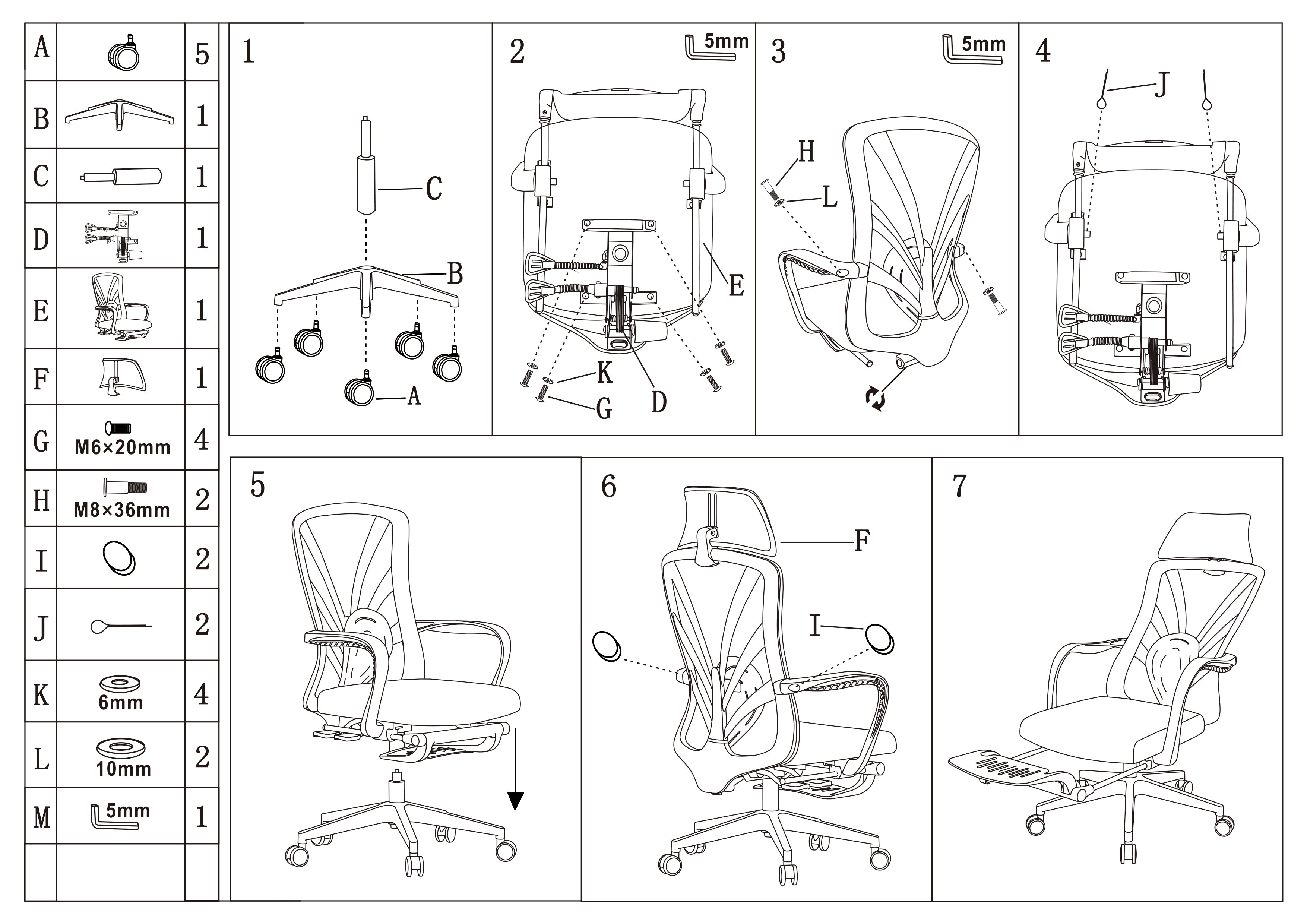 Ergonomic Peacock Back Chair With Adjustable Headrest & Lumbar Support Desk Chair - Minimalist Resting Chair With 150° Recline & High-Density Sponge For Maximum Comfort For Home Office Cuvalon