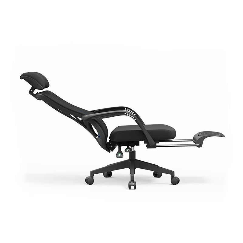 Peacock Back Adjustable Recliner Desk Chair - Minimalist Ergonomic Design 150° Recline & Breathable Mesh & SGS Certified Gas Lift For Home Office Cuvalon