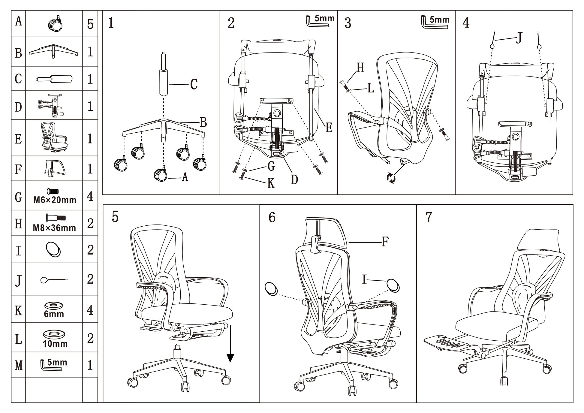 Peacock Back Adjustable Recliner Desk Chair - Minimalist Ergonomic Design 150° Recline & Breathable Mesh & SGS Certified Gas Lift For Home Office Cuvalon