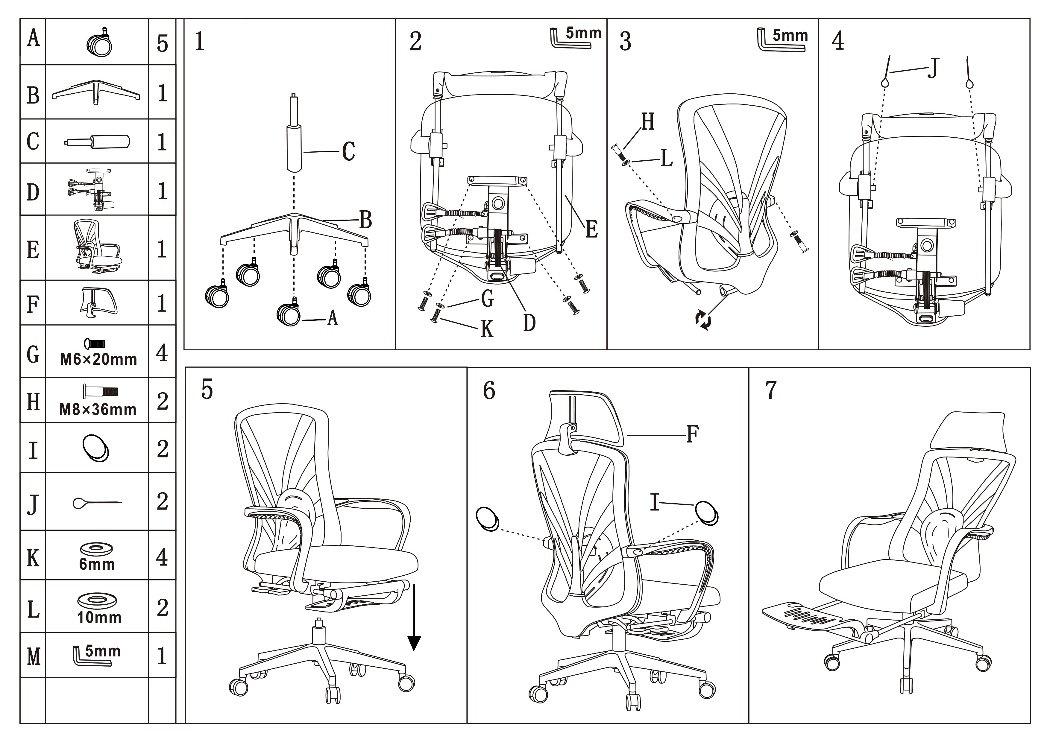 Peacock Back Adjustable Recliner Desk Chair - Minimalist Ergonomic Design 150° Recline & Breathable Mesh & SGS Certified Gas Lift For Home Office Cuvalon