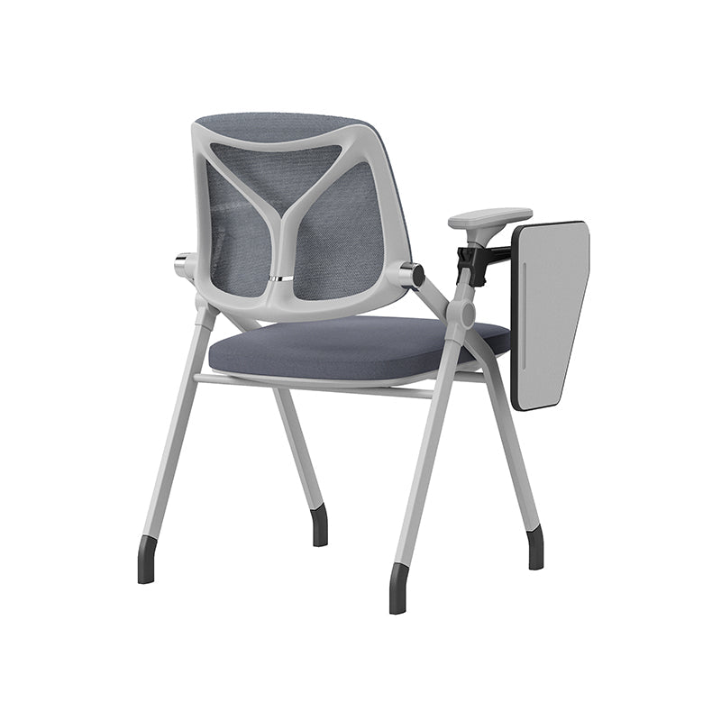 Premium Mesh Back Office Desk Chair - Minimalist Multifunctional Ergonomic Chair With Adjustable Armrests And 180° Flip Desk For Home Office Cuvalon