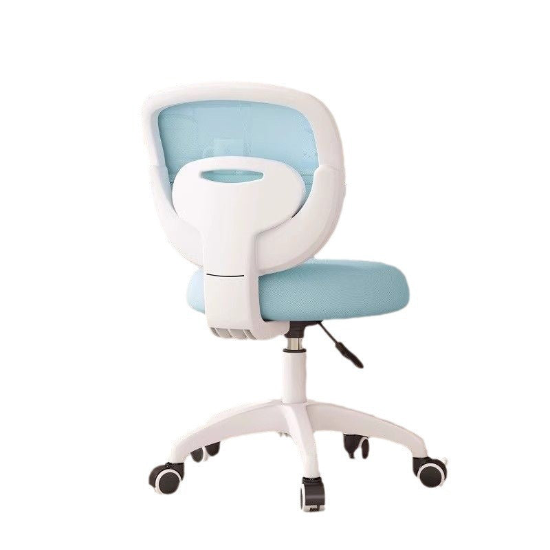 Modern Minimalist Kids Fabric Nylon Plastic Stainless Steel Mid-Back Height Adjustable Desk Chair Backrest Armrest Footrest For Home Office Cuvalon