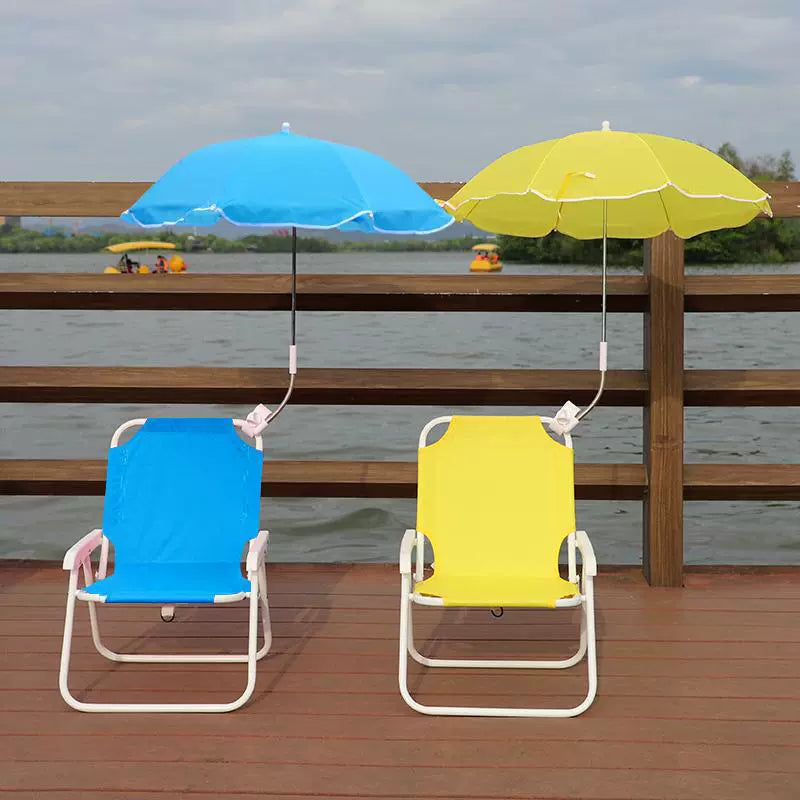 Contemporary Creative Kids PP Metal Square Cartoon Outdoor Foldable Recliner Backrest Sunshade For Outdoor Cuvalon