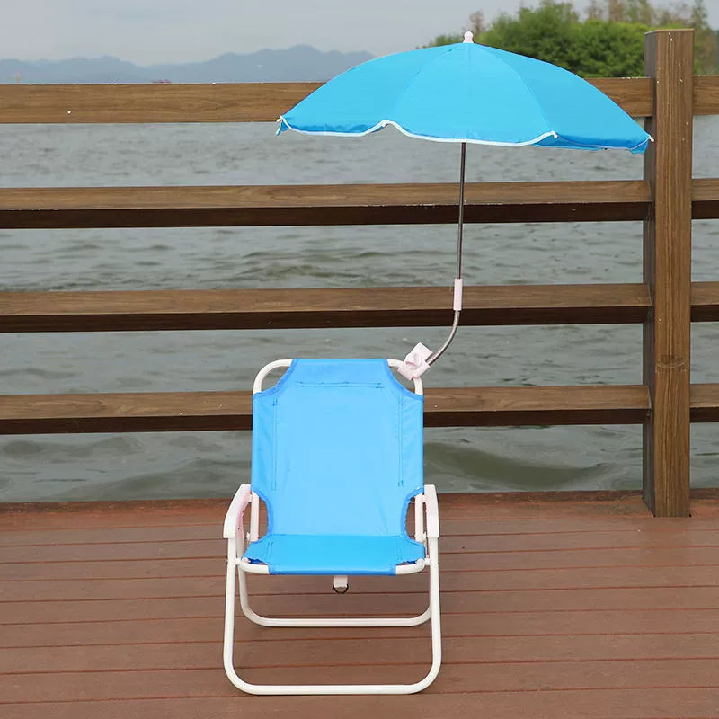 Contemporary Creative Kids PP Metal Square Cartoon Outdoor Foldable Recliner Backrest Sunshade For Outdoor Cuvalon