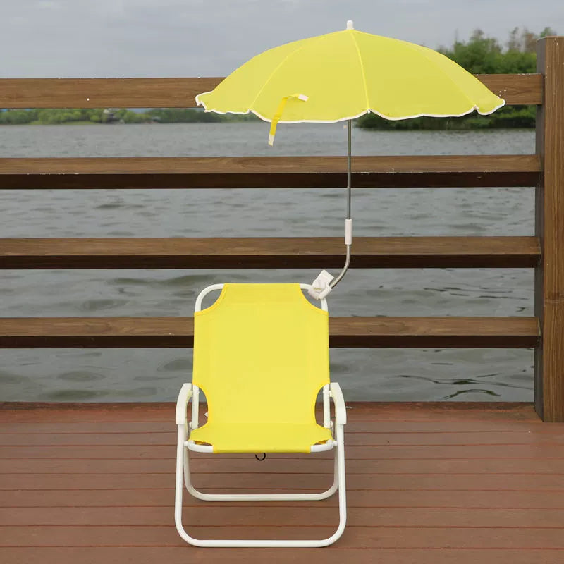 Contemporary Creative Kids PP Metal Square Cartoon Outdoor Foldable Recliner Backrest Sunshade For Outdoor Cuvalon