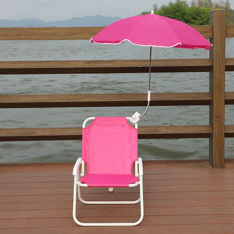 Contemporary Creative Kids PP Metal Square Cartoon Outdoor Foldable Recliner Backrest Sunshade For Outdoor Cuvalon