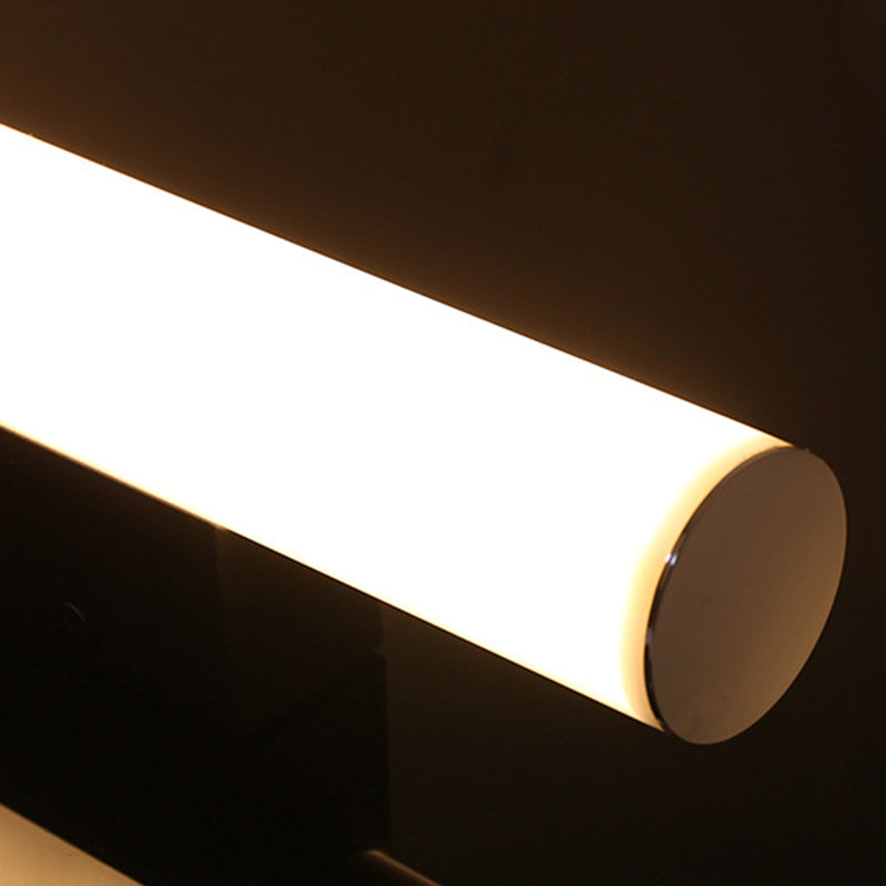Modern Minimalist Acrylic Aluminum Cylindrical Strip LED Wall Sconce Lamp For Outdoor Cuvalon