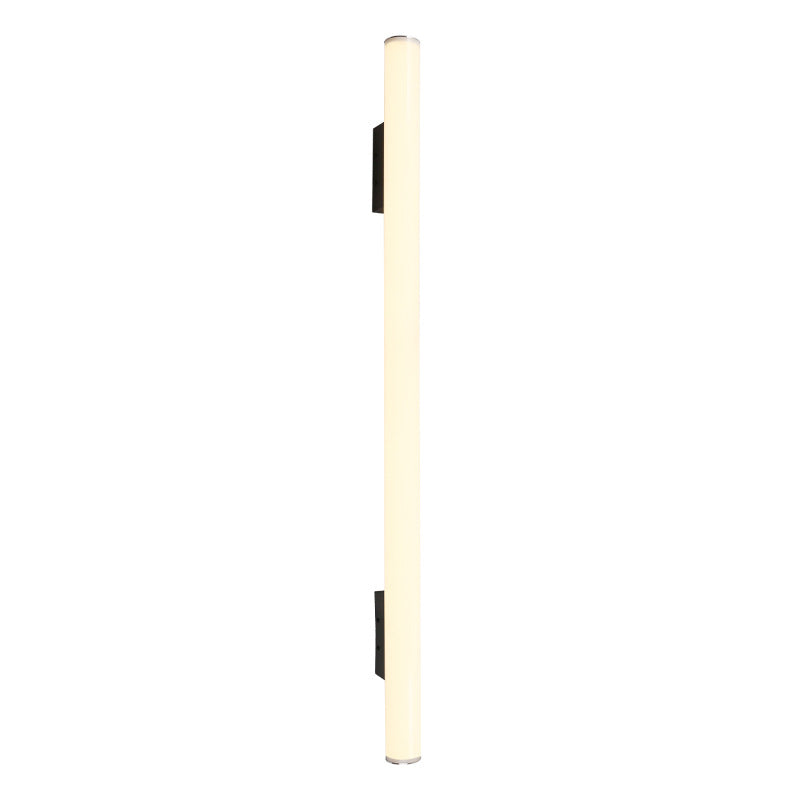 Modern Minimalist Acrylic Aluminum Cylindrical Strip LED Wall Sconce Lamp For Outdoor Cuvalon