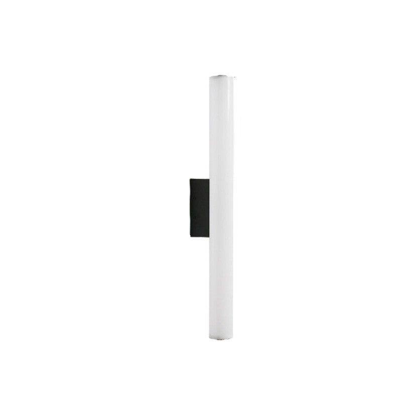 Modern Minimalist Acrylic Aluminum Cylindrical Strip LED Wall Sconce Lamp For Outdoor Cuvalon