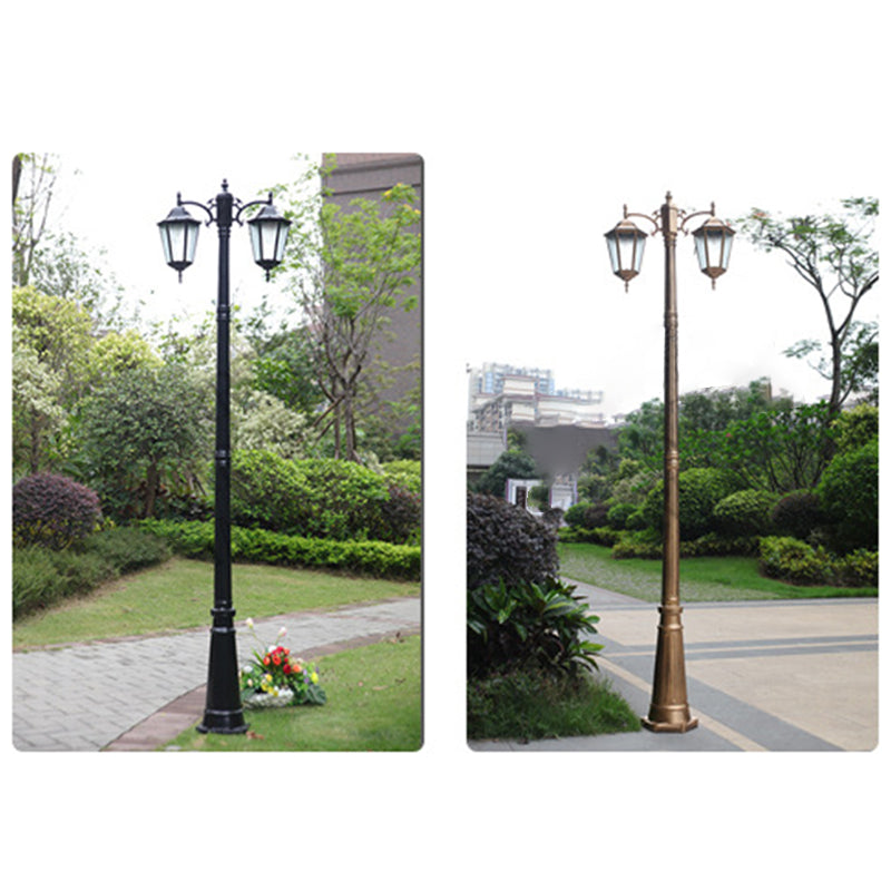 Traditional European Waterproof Aluminum Glass Lantern-Style 2/3-Light Outdoor Light Landscape Lighting For Garden & Outdoor Patio Cuvalon