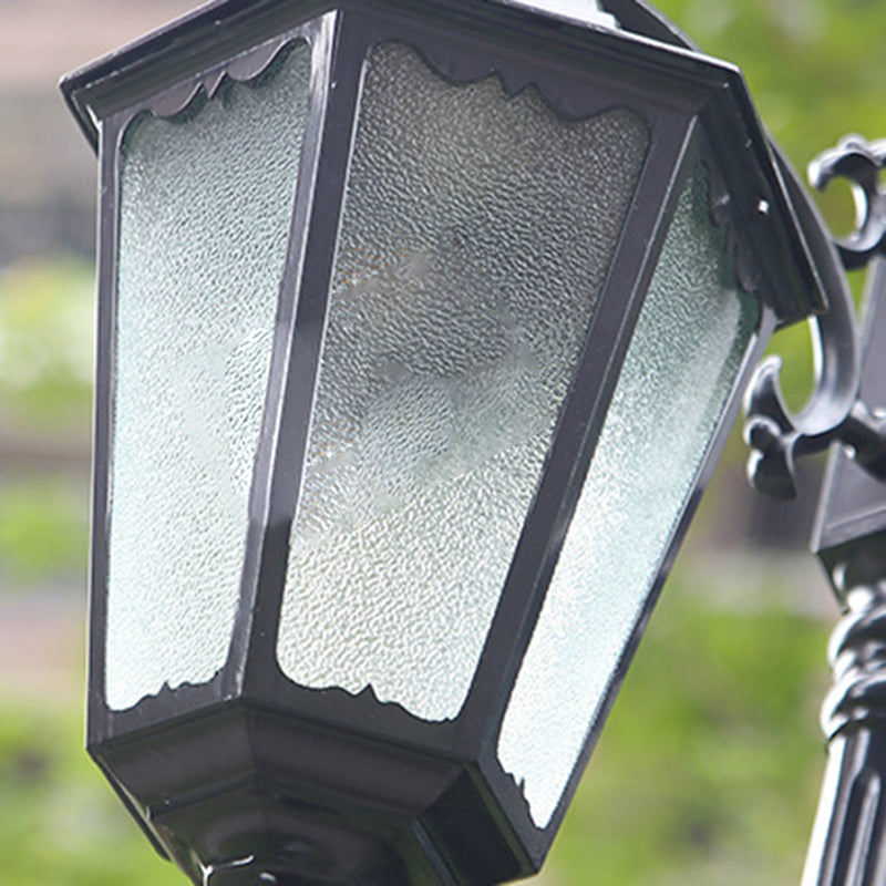 Traditional European Waterproof Aluminum Glass Lantern-Style 2/3-Light Outdoor Light Landscape Lighting For Garden & Outdoor Patio Cuvalon