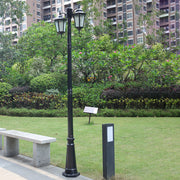 Traditional European Waterproof Aluminum Glass Lantern-Style 2/3-Light Outdoor Light Landscape Lighting For Garden & Outdoor Patio Cuvalon