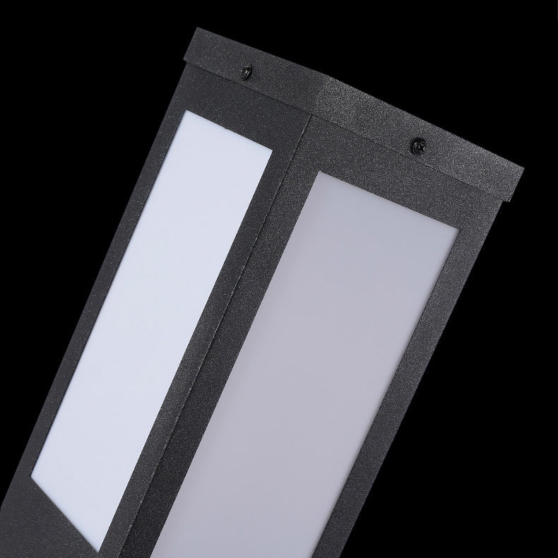 Modern Minimalist Waterproof Metal & PC Pillar 1-Light Outdoor Light Landscape Lighting For Garden & Outdoor Patio Cuvalon