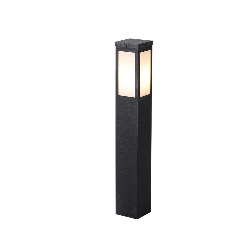 Modern Minimalist Waterproof Metal & PC Pillar 1-Light Outdoor Light Landscape Lighting For Garden & Outdoor Patio Cuvalon