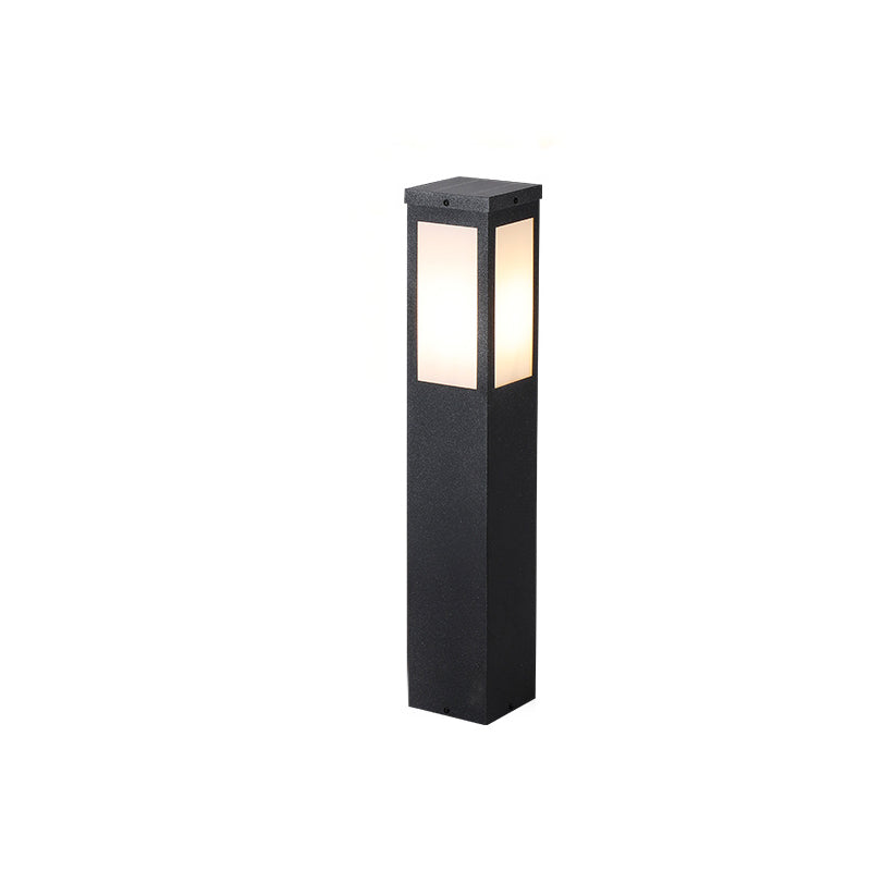 Modern Minimalist Waterproof Metal & PC Pillar 1-Light Outdoor Light Landscape Lighting For Garden & Outdoor Patio Cuvalon