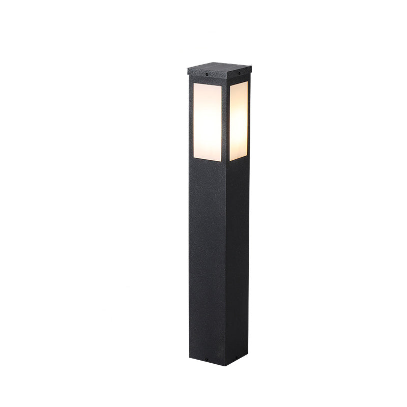 Modern Minimalist Waterproof Metal & PC Pillar 1-Light Outdoor Light Landscape Lighting For Garden & Outdoor Patio Cuvalon