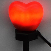 Modern Art Deco Solar Waterproof ABS Plastic & Nano Heart-Shaped Decorative LED Outdoor Light Landscape Lighting For Garden & Outdoor Patio Cuvalon