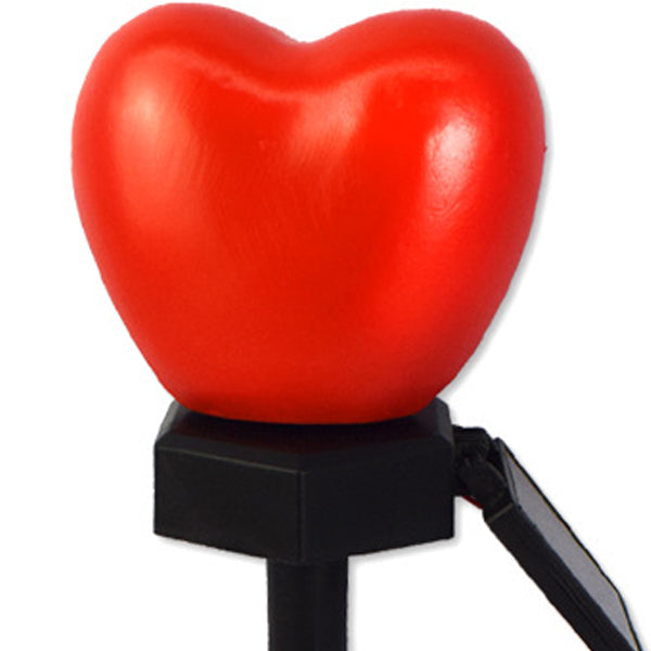 Modern Art Deco Solar Waterproof ABS Plastic & Nano Heart-Shaped Decorative LED Outdoor Light Landscape Lighting For Garden & Outdoor Patio Cuvalon