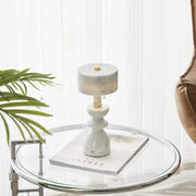 Modern Minimalist Aluminum Marble USB LED Table Lamp Cuvalon