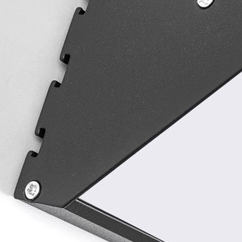 Modern Minimalist Waterproof Outdoor Square Aluminum Acrylic LED Wall Scone Lamp For Outdoor Patio Cuvalon