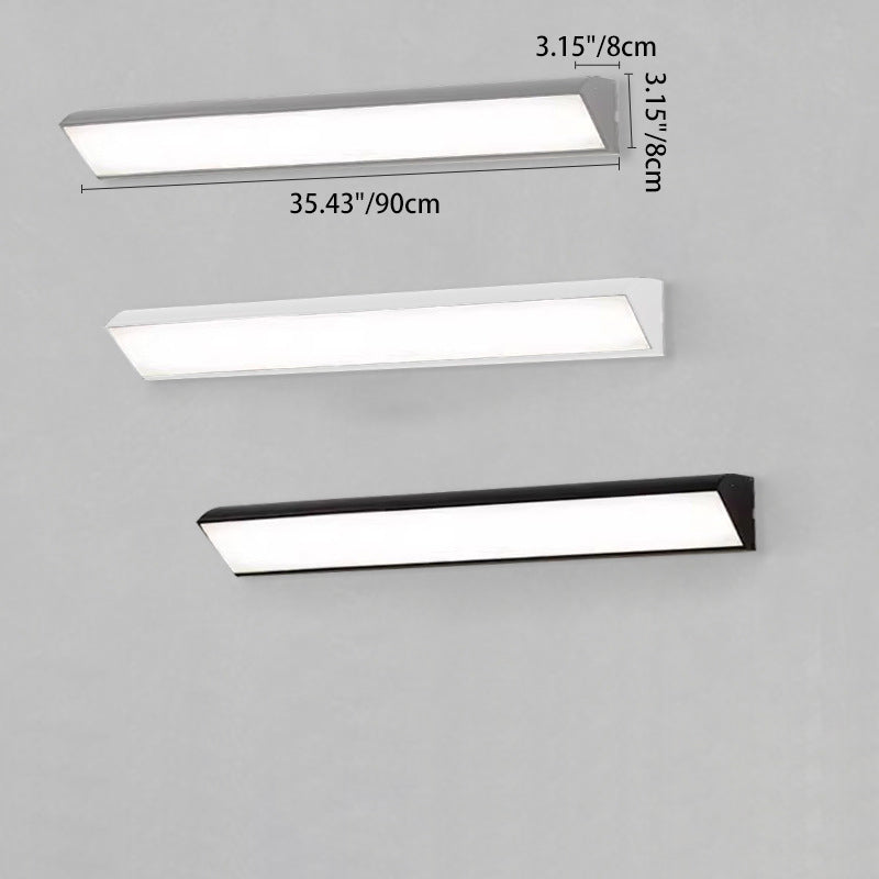Modern Minimalist Waterproof Outdoor Square Aluminum Acrylic LED Wall Scone Lamp For Outdoor Patio Cuvalon