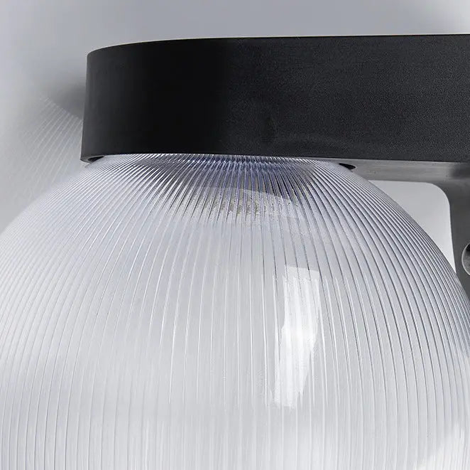 Modern Simplicity Waterproof Orb Polycarbonate Acrylic 1-Light Wall Sconce Lamp For Outdoor Patio Cuvalon