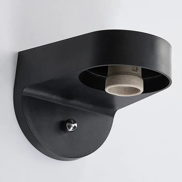 Modern Simplicity Waterproof Orb Polycarbonate Acrylic 1-Light Wall Sconce Lamp For Outdoor Patio Cuvalon