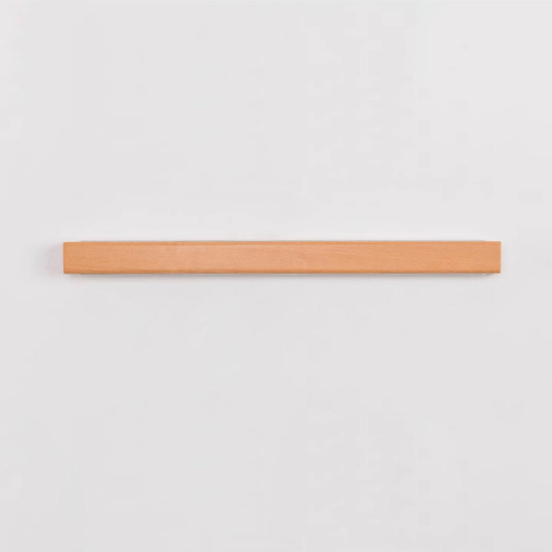 Japanese Simple Solid Wood Strip LED Wall Sconce Lamp Cuvalon